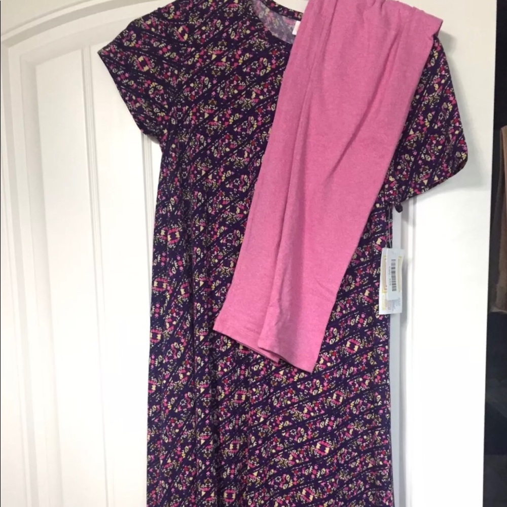 Lularoe Carly + Leggings
